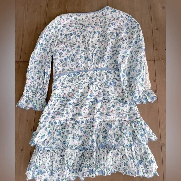 LoveShackFancy Marquise Foral Dress